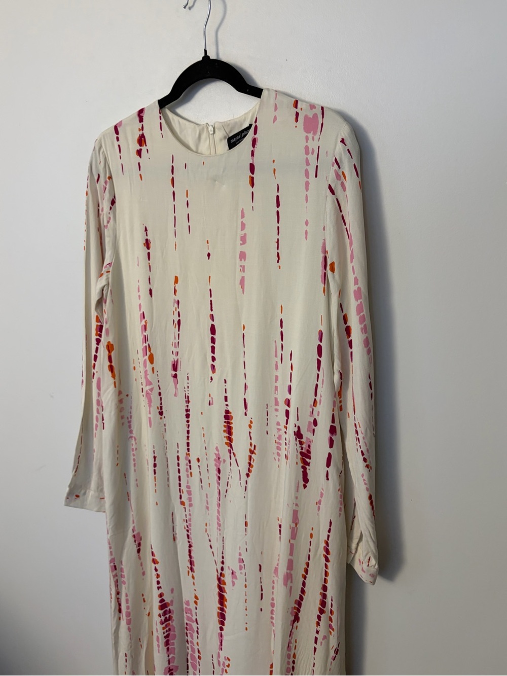 Maya Place Pink Tie Dye Long sleeve Maxi Dress   - Small - Picture 12 of 15